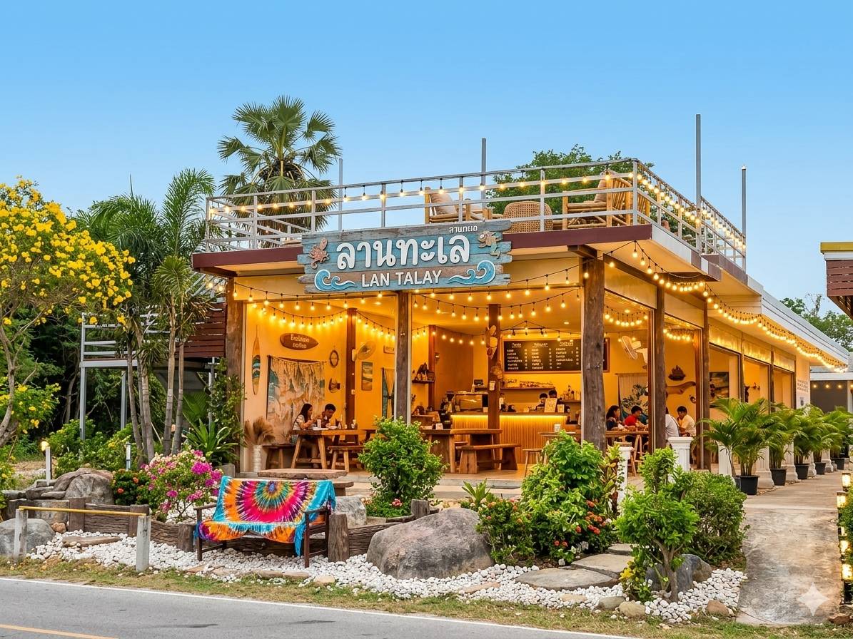 Lantalay Samroiyot ร้านอาหารเปิดใหม่ วิวทะเล ฟีลชิลล์สามร้อยยอด lantalay samroiyot1